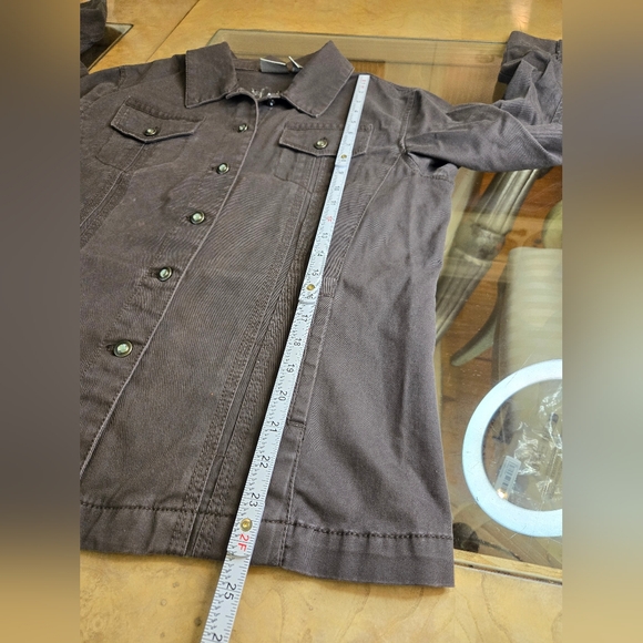 Chico's Adorned Denim Jacket *flaw* - Picture 12 of 12